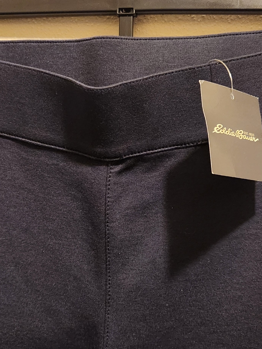 Eddie Bauer Dark Navy Ponte Stretch Skirt